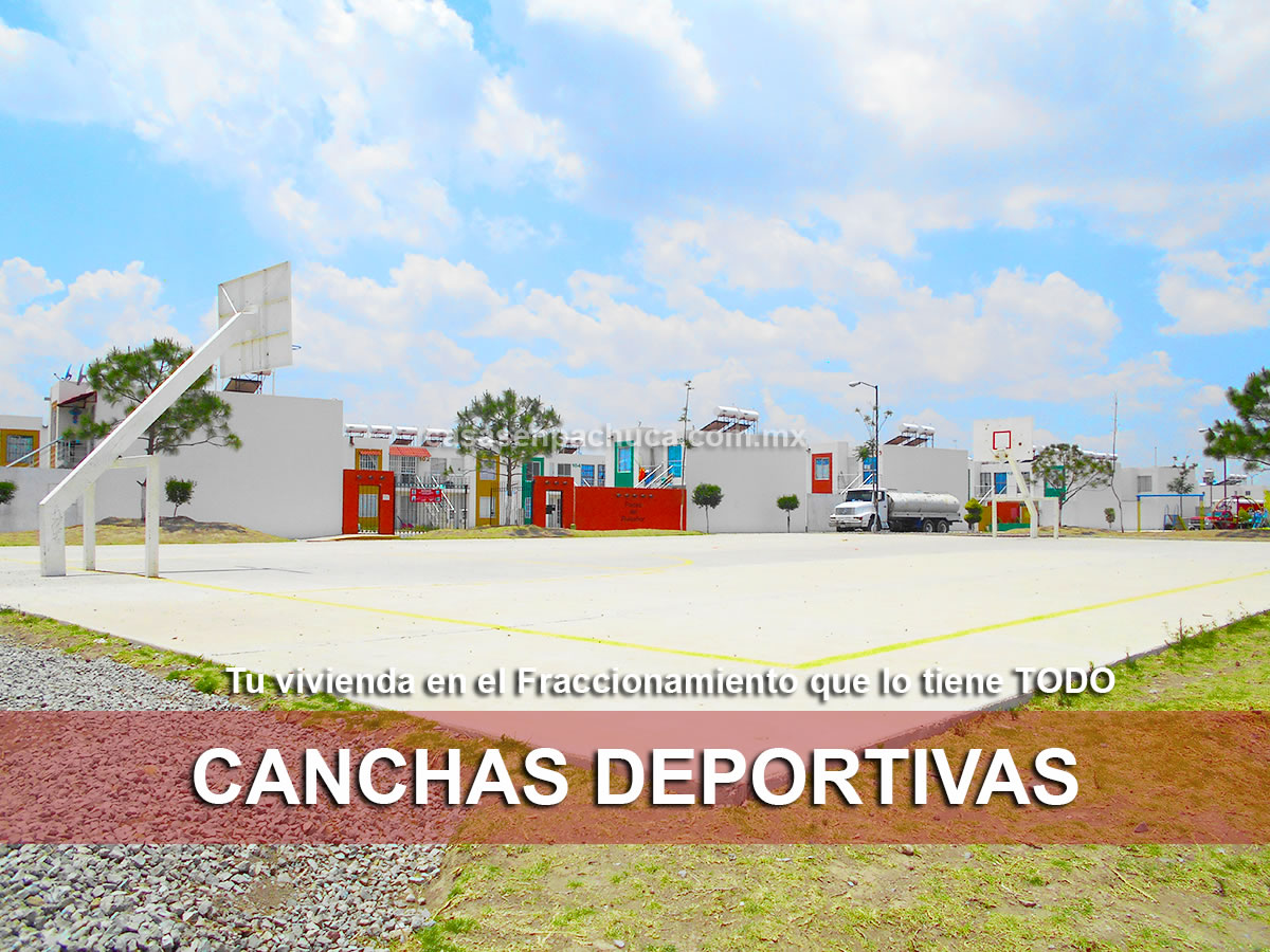 servicios fraccionamiento casas infonavit pachuca canchas